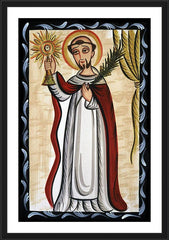 Wall Frame Black - St. Raymond Nonnatus by A. Olivas
