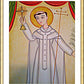 Wall Frame Gold, Matted - St. Norbert by Br. Arturo Olivas, OFS - Trinity Stores