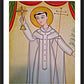 Wall Frame Black, Matted - St. Norbert by A. Olivas