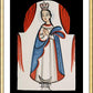 Wall Frame Gold, Matted - Our Lady of the Immaculate Conception by Br. Arturo Olivas, OFS - Trinity Stores