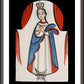 Wall Frame Espresso, Matted - Our Lady of the Immaculate Conception by A. Olivas