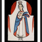 Wall Frame Black, Matted - Our Lady of the Immaculate Conception by Br. Arturo Olivas, OFS - Trinity Stores
