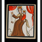 Wall Frame Black, Matted - Our Lady of Mt. Carmel by Br. Arturo Olivas, OFS - Trinity Stores