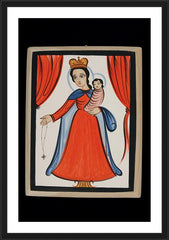 Wall Frame Black - Our Lady of the Rosary by A. Olivas