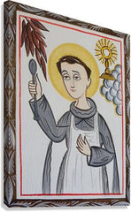 Canvas Print - St. Pascal Baylon by A. Olivas