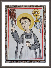 Wall Frame Espresso - St. Pascal Baylon by A. Olivas