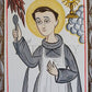 Wall Frame Espresso, Matted - St. Pascal Baylon by Br. Arturo Olivas, OFS - Trinity Stores