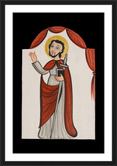 Wall Frame Black - St. Peter by A. Olivas