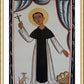 Wall Frame Gold, Matted - St. Martin de Porres by A. Olivas