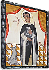 Canvas Print - St. Martin de Porres by A. Olivas