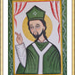 Wall Frame Gold, Matted - St. Patrick by A. Olivas