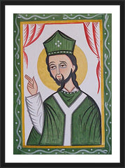 Wall Frame Black - St. Patrick by A. Olivas
