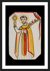 Wall Frame Black - St. Raymond Nonnatus by A. Olivas