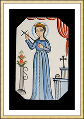 Wall Frame Gold - St. Rosalia by A. Olivas