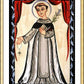Wall Frame Gold, Matted - St. Dominic by A. Olivas