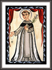 Wall Frame Espresso - St. Dominic by A. Olivas