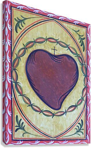 Canvas Print - Sacred Heart by A. Olivas