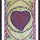 Wall Frame Black, Matted - Sacred Heart by Br. Arturo Olivas, OFS - Trinity Stores