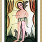 Wall Frame Gold, Matted - St. Sebastian by A. Olivas
