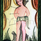 Wall Frame Gold, Matted - St. Sebastian by Br. Arturo Olivas, OFS - Trinity Stores