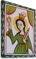 Canvas Print - St. Barbara by A. Olivas