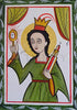 Acrylic Print - St. Barbara by Br. Arturo Olivas, OFS - Trinity Stores