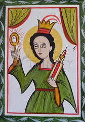 Metal Print - St. Barbara by A. Olivas