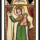 Wall Frame Black, Matted - St. Joseph by Br. Arturo Olivas, OFM - Trinity Stores