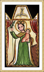 Wall Frame Gold - St. Joseph by A. Olivas