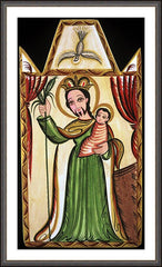 Wall Frame Espresso - St. Joseph by A. Olivas