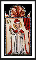 Wall Frame Black - St. Nicholas by A. Olivas