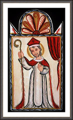 Wall Frame Espresso - St. Nicholas by A. Olivas