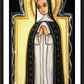 Wall Frame Black, Matted - Our Lady of Solitude by A. Olivas