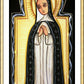 Wall Frame Gold, Matted - Our Lady of Solitude by A. Olivas