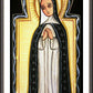 Wall Frame Espresso, Matted - Our Lady of Solitude by Br. Arturo Olivas, OFS - Trinity Stores