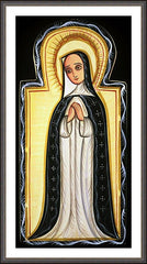 Wall Frame Espresso - Our Lady of Solitude by A. Olivas