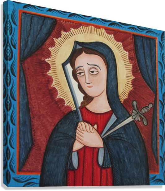 Canvas Print - Mater Dolorosa - Mother of Sorrows by A. Olivas