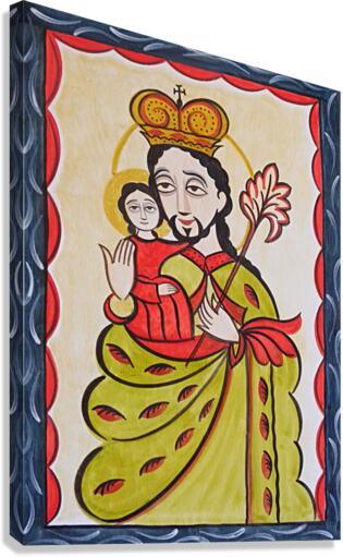 Canvas Print - St. Joseph by Br. Arturo Olivas, OFM - Trinity Stores