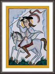 Wall Frame Espresso - St. James the Greater, Apostle of Compostela by A. Olivas