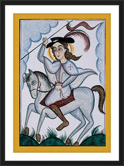 Wall Frame Black - St. James the Greater, Apostle of Compostela by A. Olivas