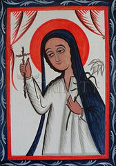 Acrylic Print - St. Kateri Tekakwitha by A. Olivas