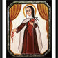 Wall Frame Black, Matted - St. Thérèse of Lisieux by Br. Arturo Olivas, OFS - Trinity Stores