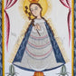 Wall Frame Gold, Matted - Virgin of the Macana by Br. Arturo Olivas, OFS - Trinity Stores