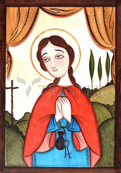 Metal Print - St. Zita by Br. Arturo Olivas, OFS - Trinity Stores