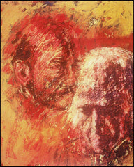 Metal Print - Heart of Ignatius on Mind of Arrupe by B. Gilroy