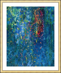 Wall Frame Gold - Adult Holding Child by B. Gilroy