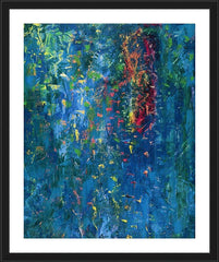 Wall Frame Black - Adult Holding Child by B. Gilroy