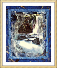 Wall Frame Gold - Eagles Rest Upon Air by B. Gilroy
