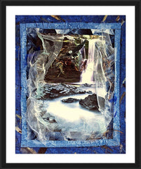 Wall Frame Black - Eagles Rest Upon Air by B. Gilroy