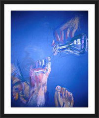 Wall Frame Black - As Jesus Commanded by B. Gilroy